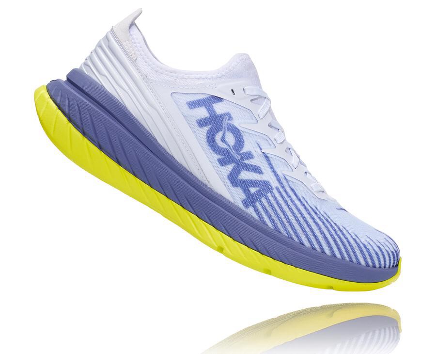 Zapatillas Running Hoka One One Hombre - Carbon X-Spe - Blancas/Azules - QGY387104